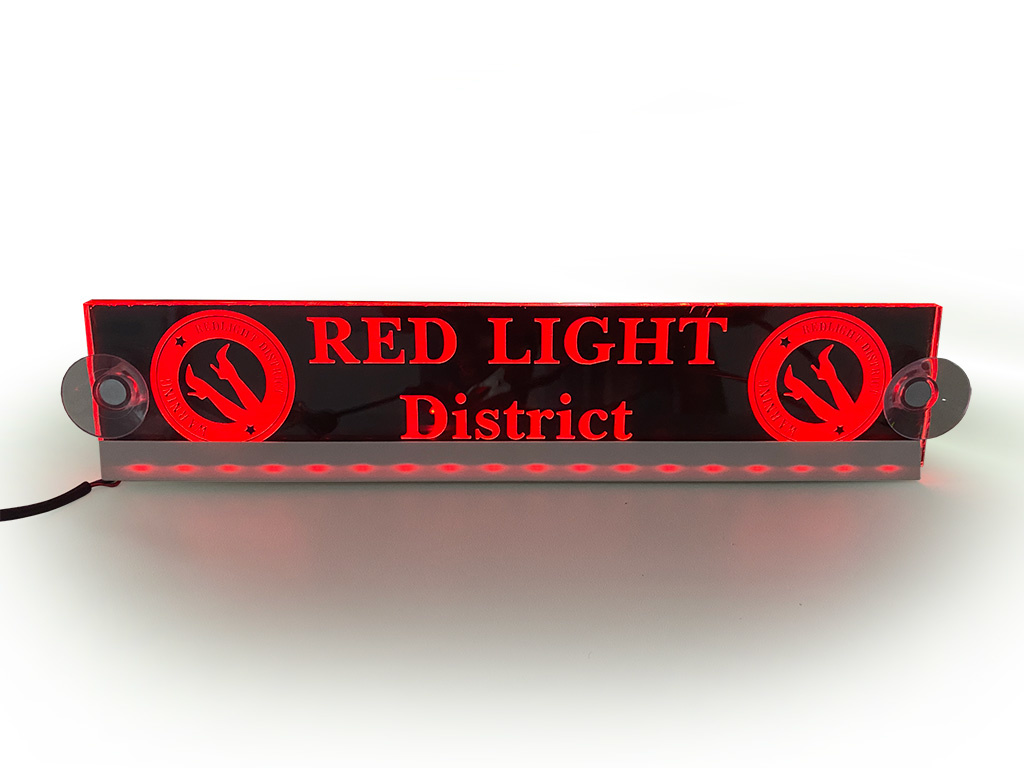 Luz LED de 12V para Placa de Matrícula Exterior y Interior Rojo - ELE-GATE