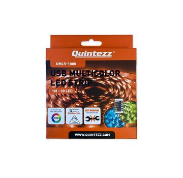 Quintezz - USB multicolor LED strip - 1 meter