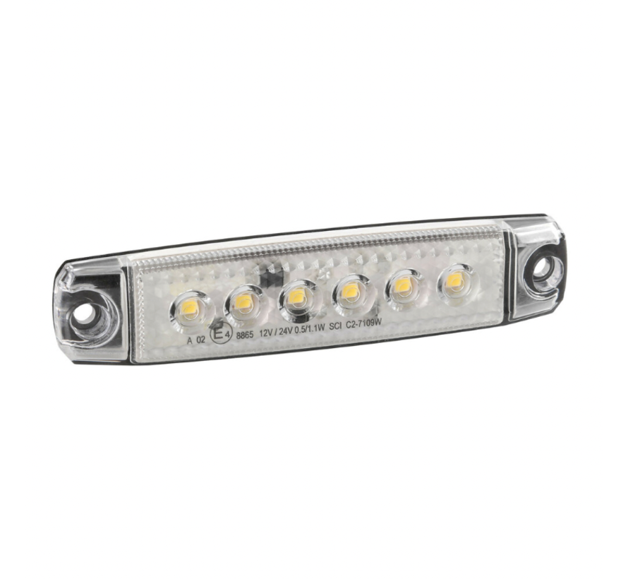 Markeerlicht - 6 LED - 12-24V