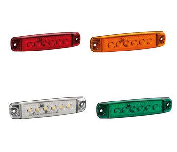 Marker light - 6 LED - 12-24V