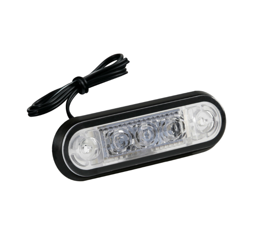 Markeerlicht inbouw - 3 LED - 12-24V