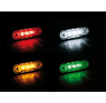 Markeerlicht inbouw - 3 LED - 12-24V