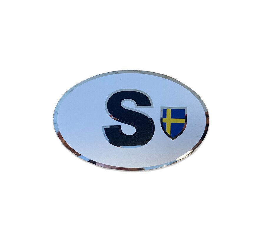 Country sticker oval - Sweden - Joostshop