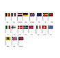 Dashboard vlaggetjes - Losse vlag - Verschillende ontwerpen