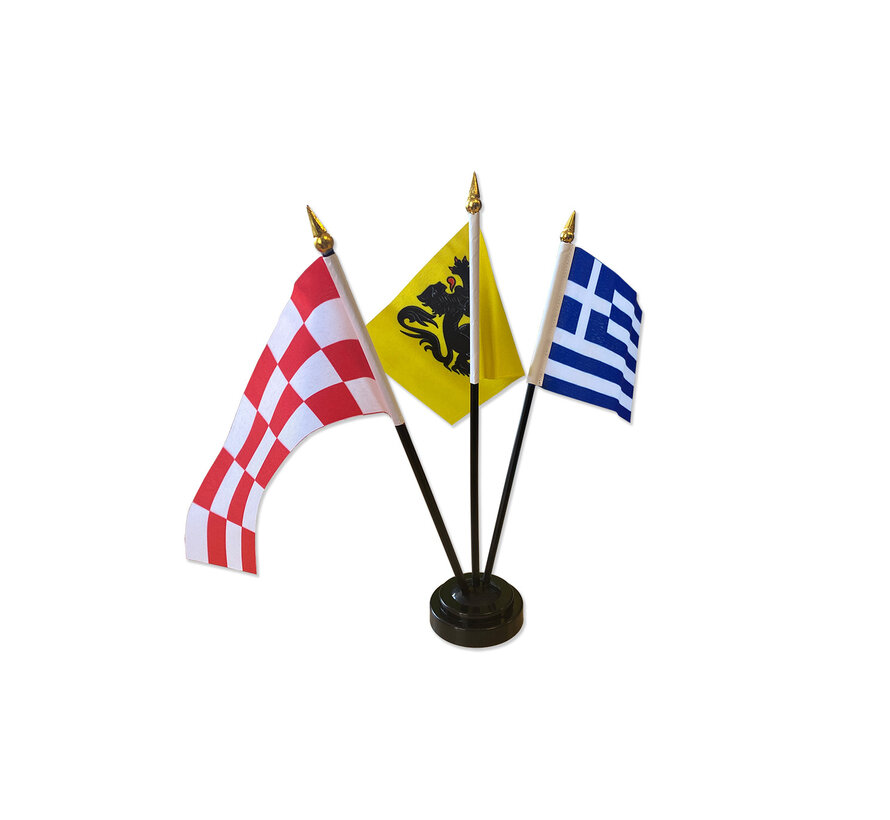 Holder for dashboard flag - Triple