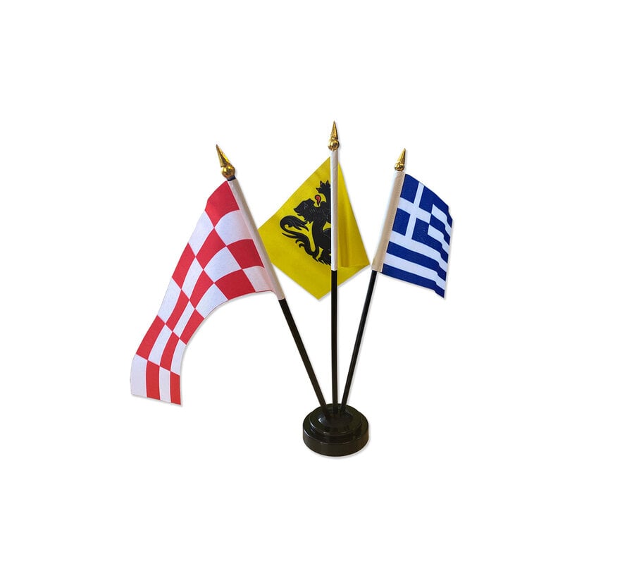 Houder voor dashboard vlag - Triple