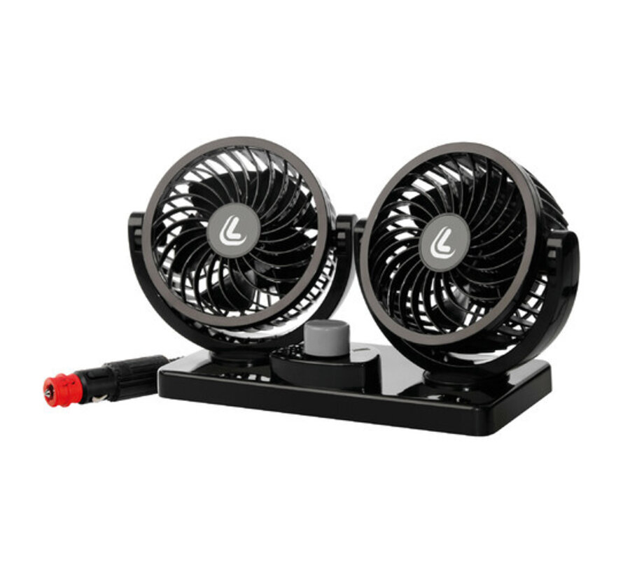 Twin fan 24V - 2 x 4"