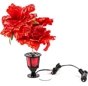 Illuminated flower 12-24V - Red