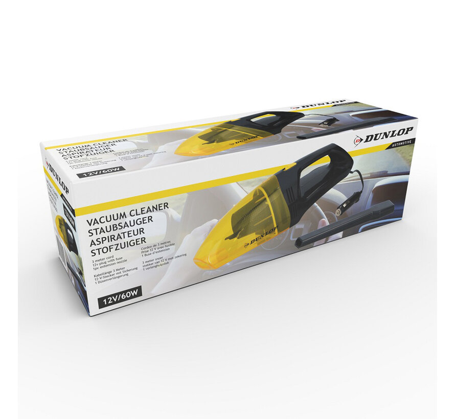 Dunlop - Car vacuum cleaner - 12V