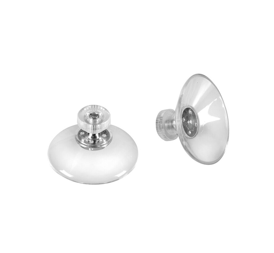 Suction cup with screw - 2 pieces