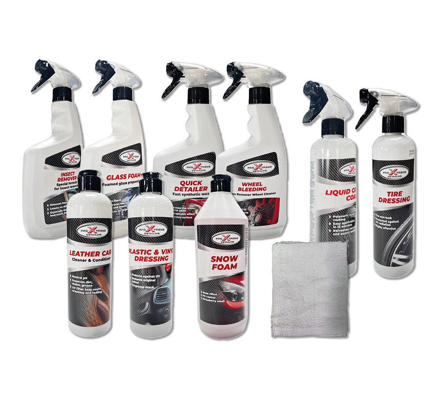 Cadeauset 10 delig - ProXtreme - Schoonmaakproducten