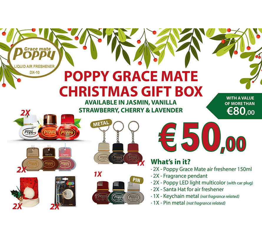 Poppy Kerst Cadeaubox