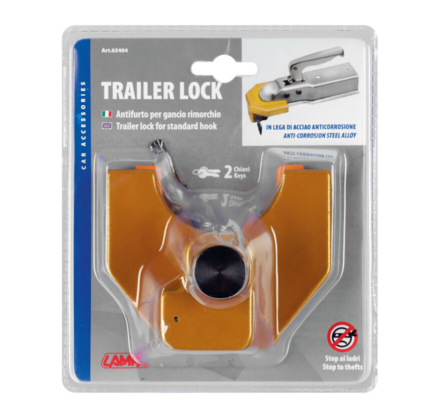 Universal trailer lock + 2 keys