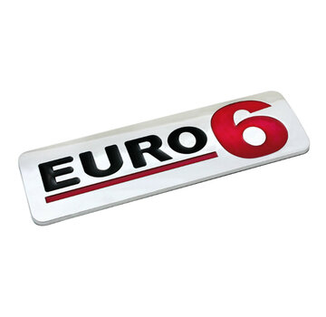 Euro 6 emblem - chrome