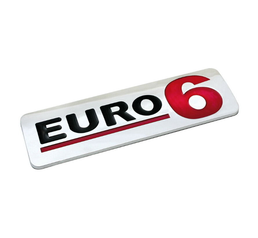 Euro 6 emblem - chrome