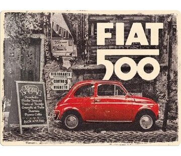 Wandbord Fiat 500