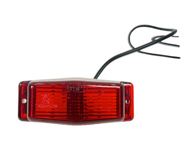 Dubbelbrander - LED - 12/24V - Rood