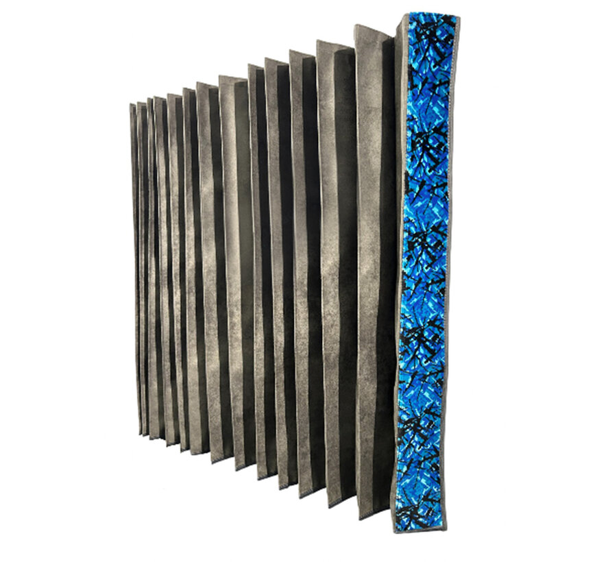 Gordijnset Deense Pluche – 90 cm – Truckcabine Gordijnen (Rood / Blauw / Grijs)