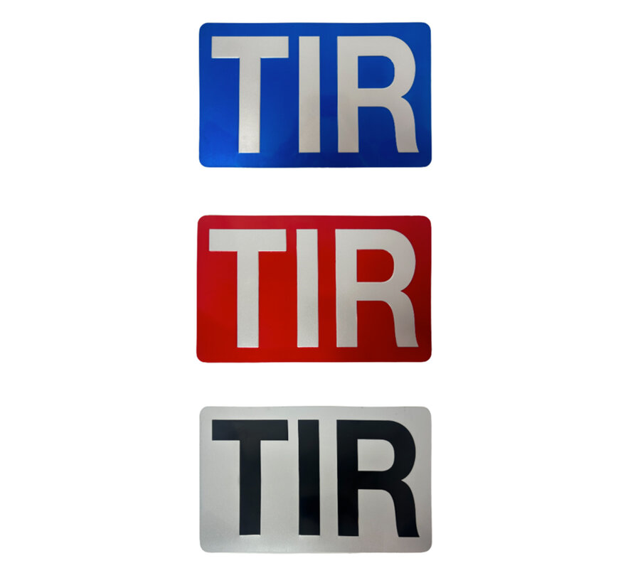 T.I.R plaat 40x25cm