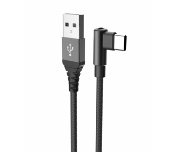 Celly - L-shaped USB-A to USB-C cable