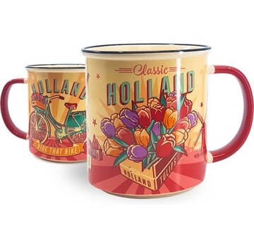 Mok Holland tulpen/fiets