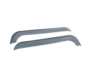 Acrylic side wind deflectors