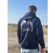 Hoodie Back to the Oldskool Nederland-Zweden- Blauw