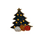 Christmas pins – metal (Christmas tree, Christmas bells & Father Christmas)