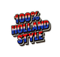 Sticker – 100% Holland Style – 12.5 cm