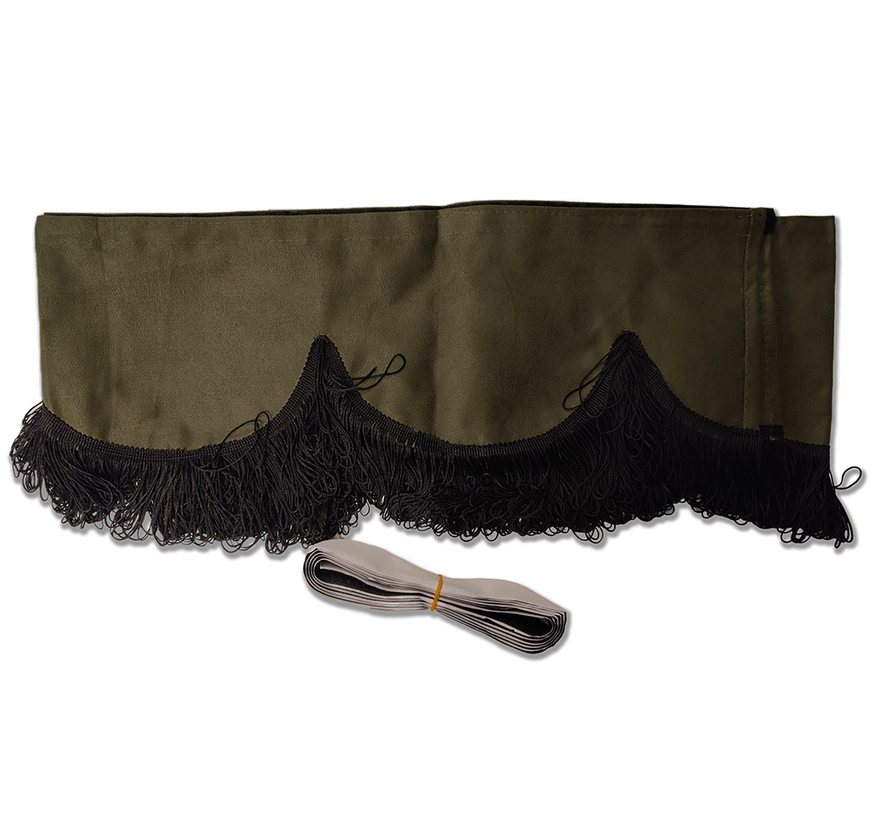 Cabin Window Band – With Fringes - different colours