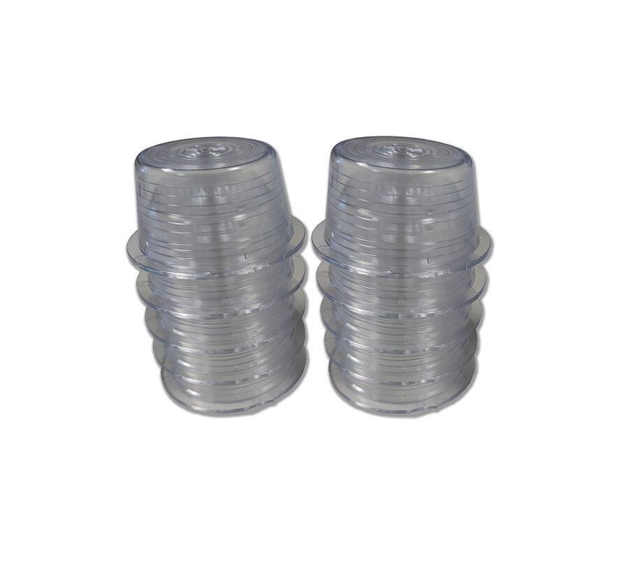 Gylle vervangingslenzen zijmarkeringslamp – 10 stuks – rood / oranje / wit / smokey white