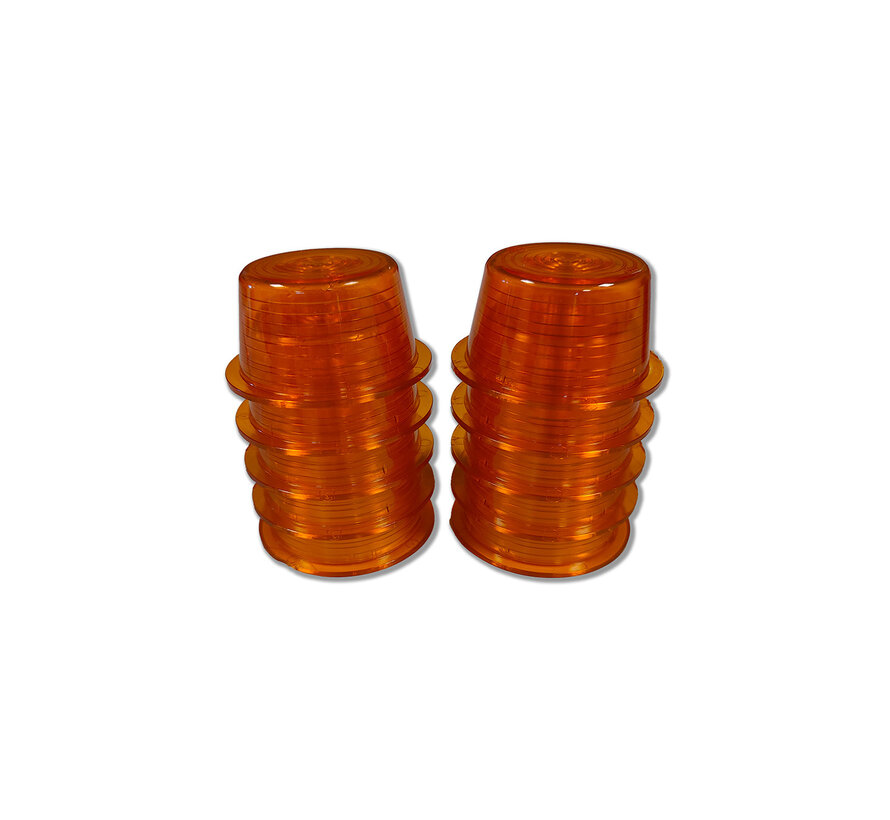 Gylle vervangingslenzen zijmarkeringslamp – 10 stuks – rood / oranje / wit / smokey white
