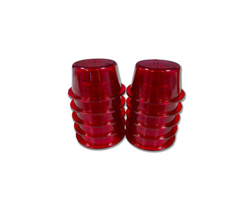 Gylle replacement lenses – 10 pcs – red / orange / white / smokey white