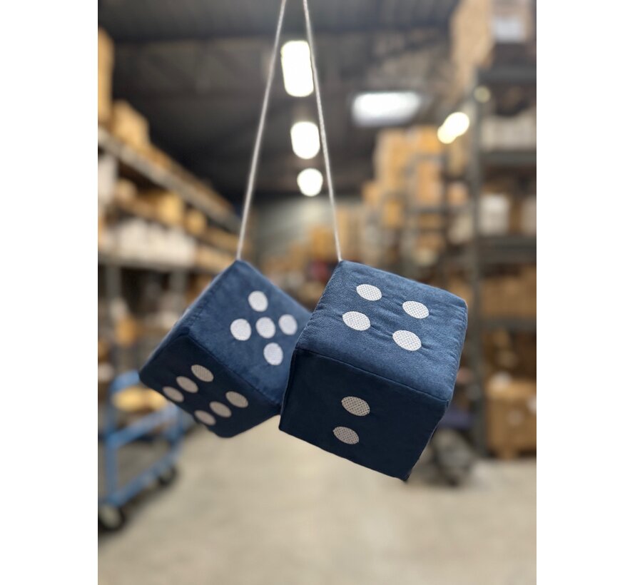 Dobbelsteen luxe - Alcantara - verschillende kleuren