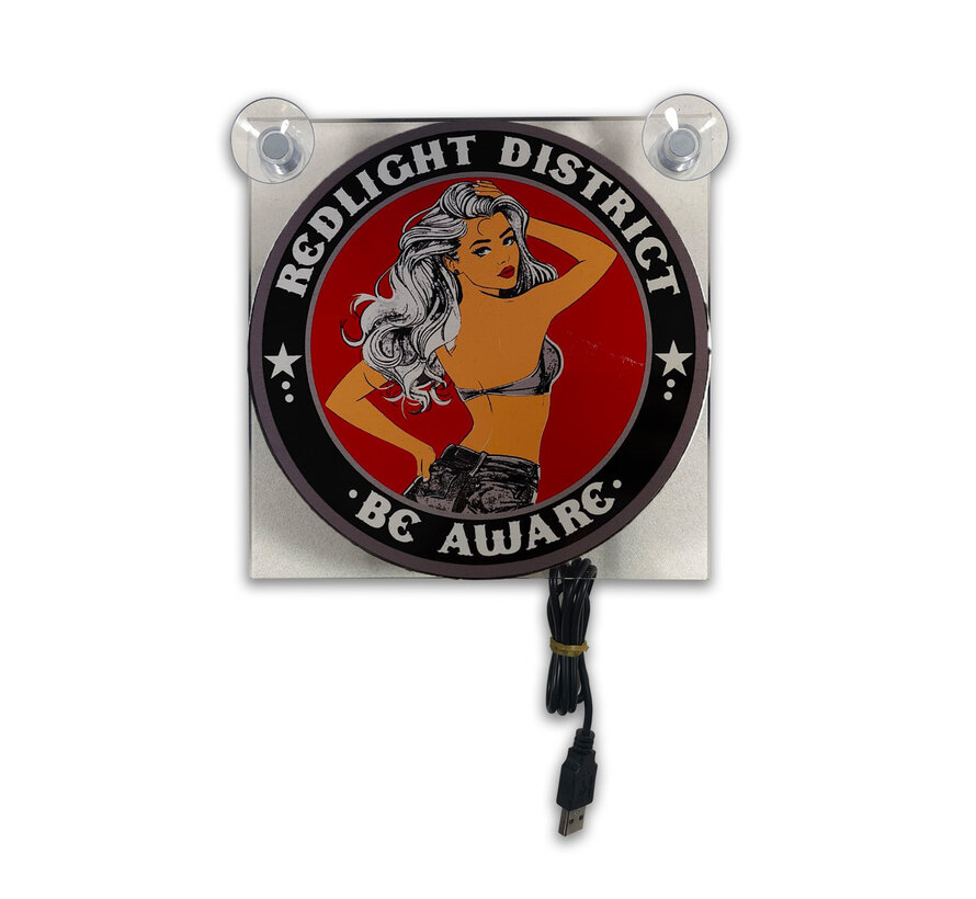 Lichtbakje USB Redlight Warning 12/24V