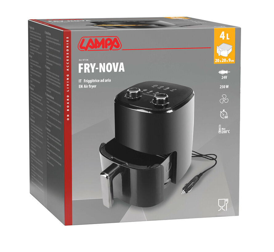 Truck Air Fryer 24V – 4L Air Fryer for Truck Cab