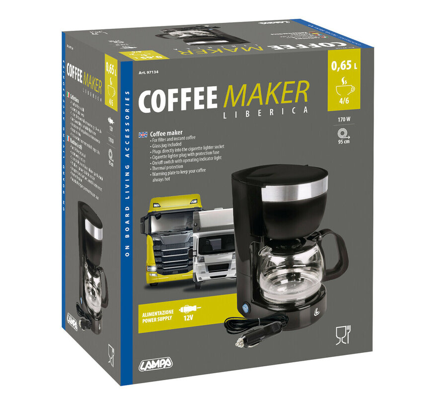 Liberica Coffee Maker – 12V / 24V Truck Coffee Machine