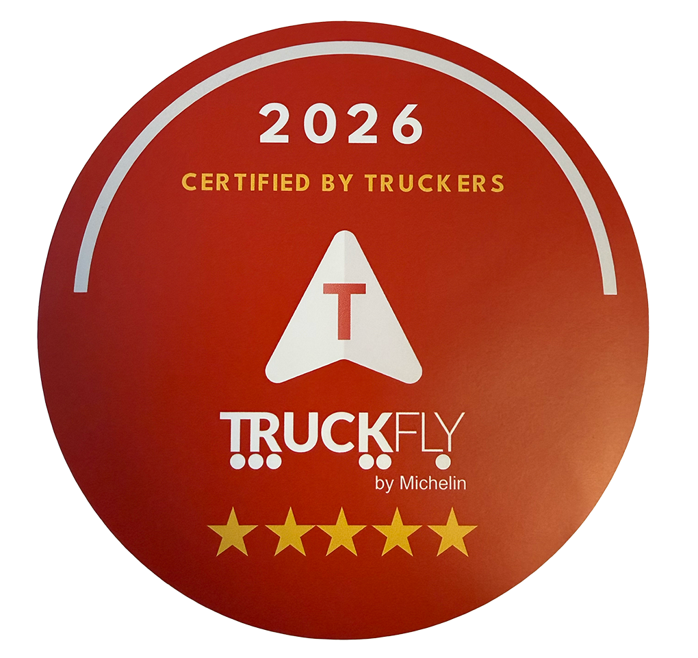 Award sticker - Truckfly by Michelin
