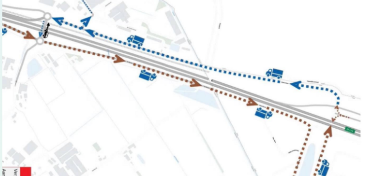  Circulatieplan op transportzone Meer om tankverkeer in goede banen te leiden