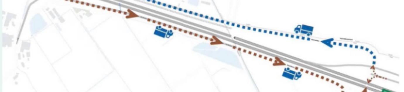 Traffic circulation plan to manage refueling traffic