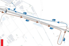 Traffic circulation plan to manage refueling traffic