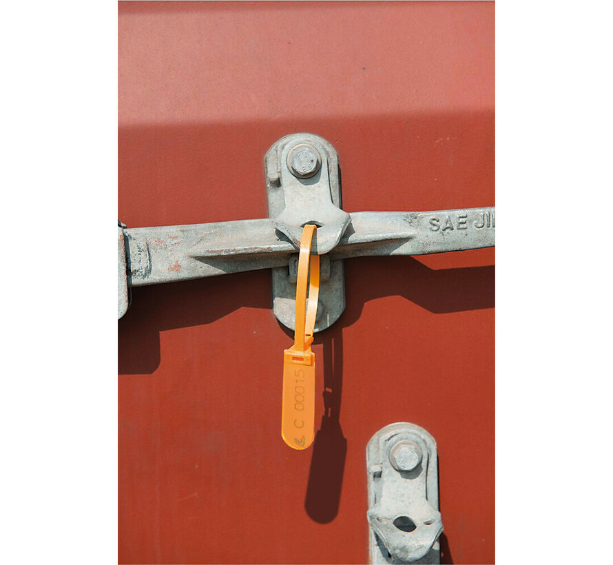 Container zegels – verzegelingen 10 stuks – genummerd – snap type – vrachtwagen & container