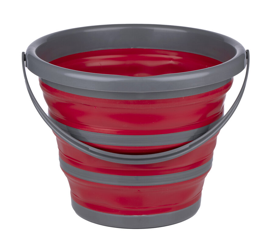 Opvouwbare emmer 10 liter – inklapbaar – compact – 32 x 25,5 x 5,5 cm