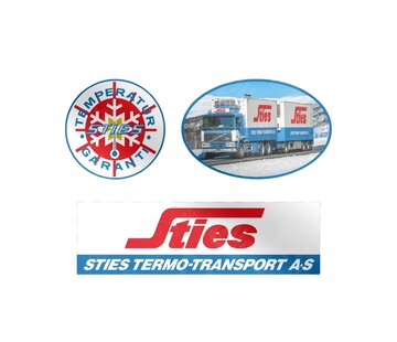 Stickerset Sties termo transport