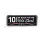 Back to the Oldskool 10 Years pin