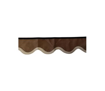 Raamband alcantara - Bruin/beige