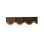 Window band alcantara - Brown/Beige