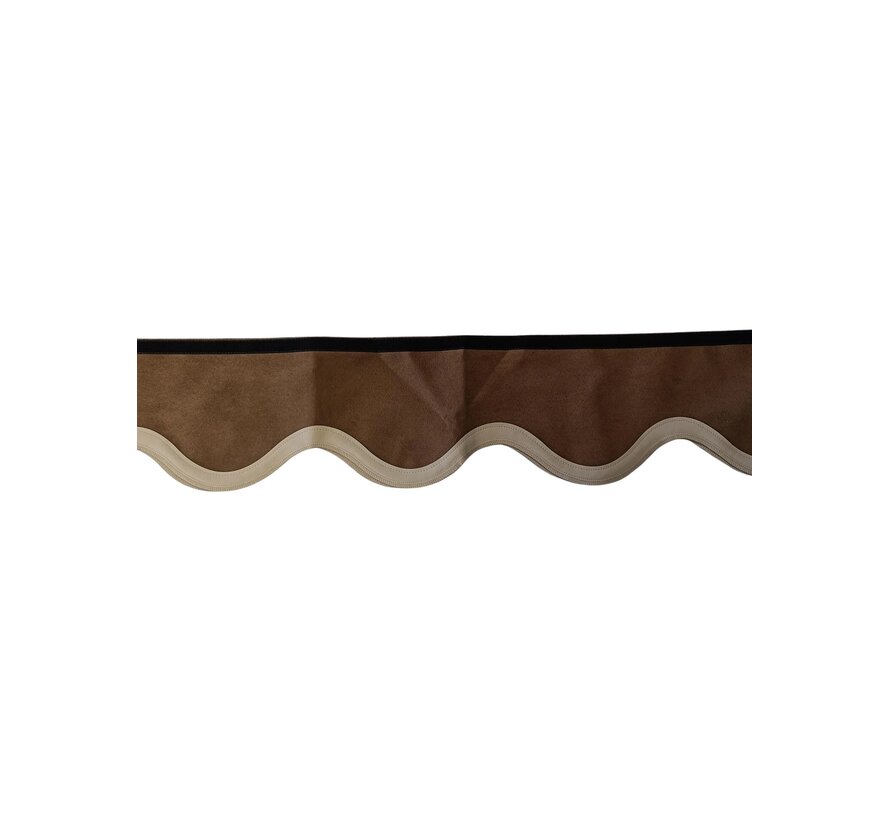 Raamband alcantara - Bruin/beige