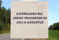 Zaterdagen in juli en augustus bij Joost Truckstop