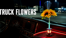 Verlichte bloemen met LED: dé sfeermaker voor elke vrachtwagencabine